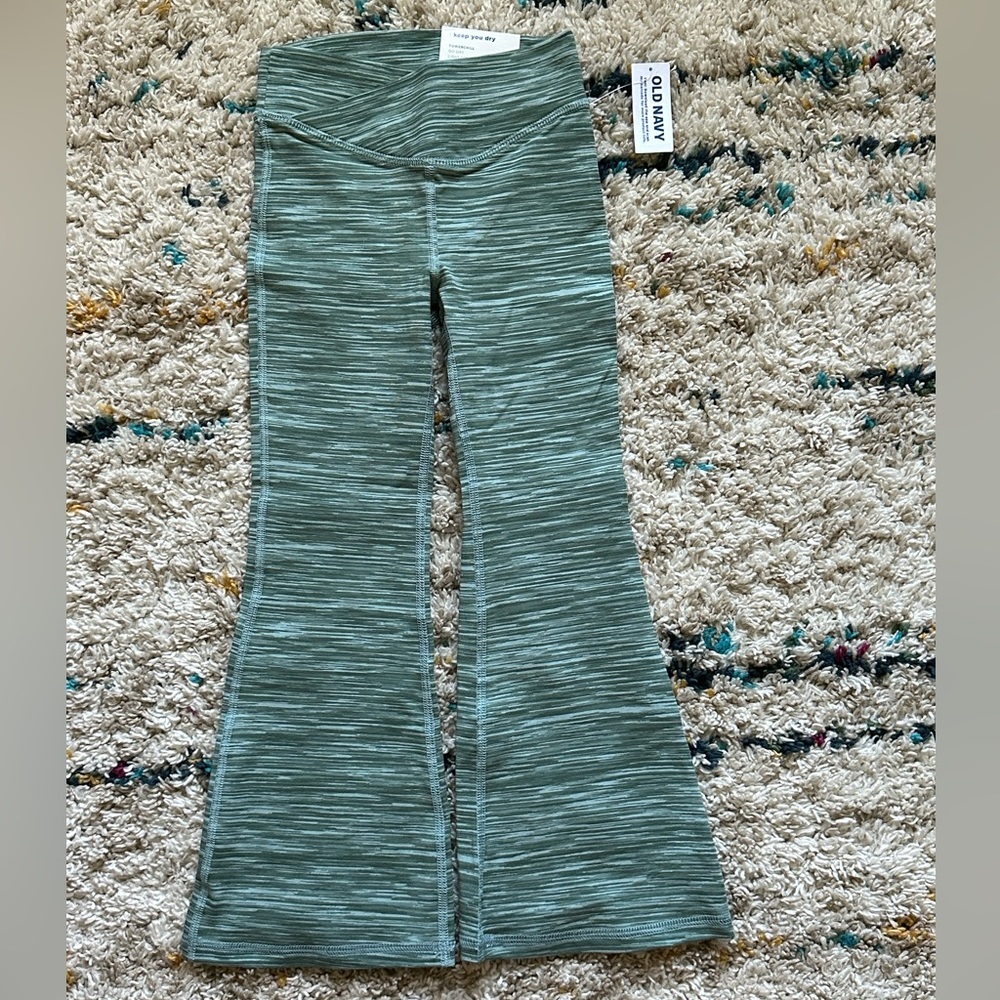 NWT Old Navy Active Go-Dry Powerchill High-Rise Flare Leggings Sz XS (5)